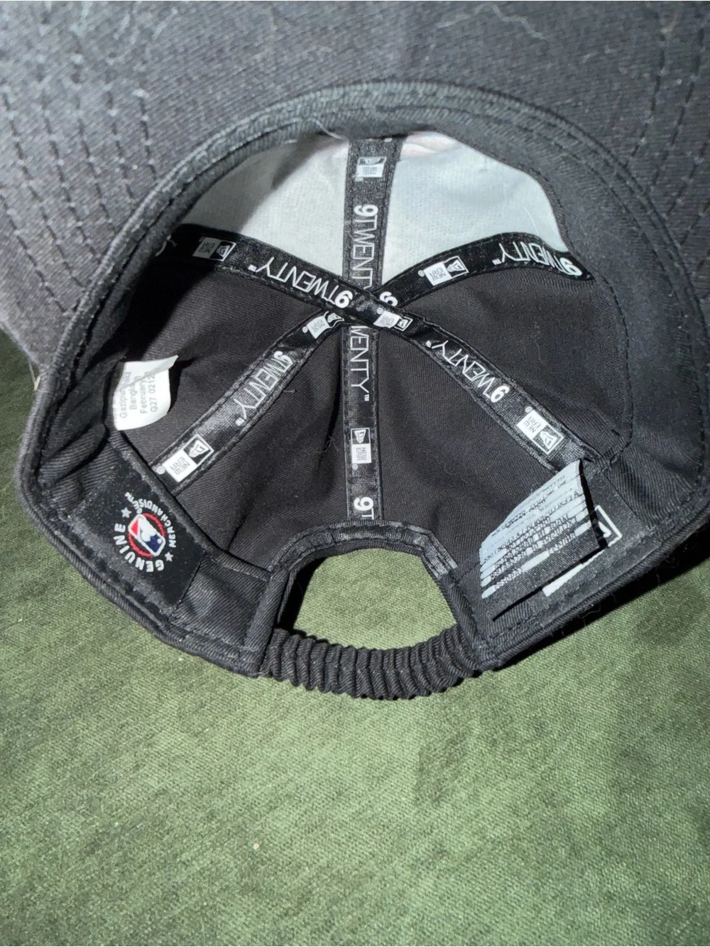New Era Infant Black Cap with Orange SF Logo